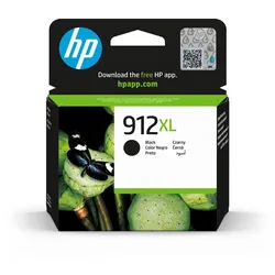 HP 912XL Schwarz Original Druckerpatrone mit hoher Reichweite
