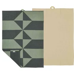 Södahl Geschirrtuch 50x70 Twist 2 Stck. Hedge Green