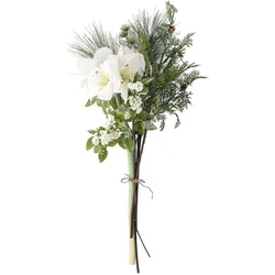 Bloomingville Kristin Blumenstrauß Weiß Künstliche Blumen, Weiss - Ø 40 x H 105 cm