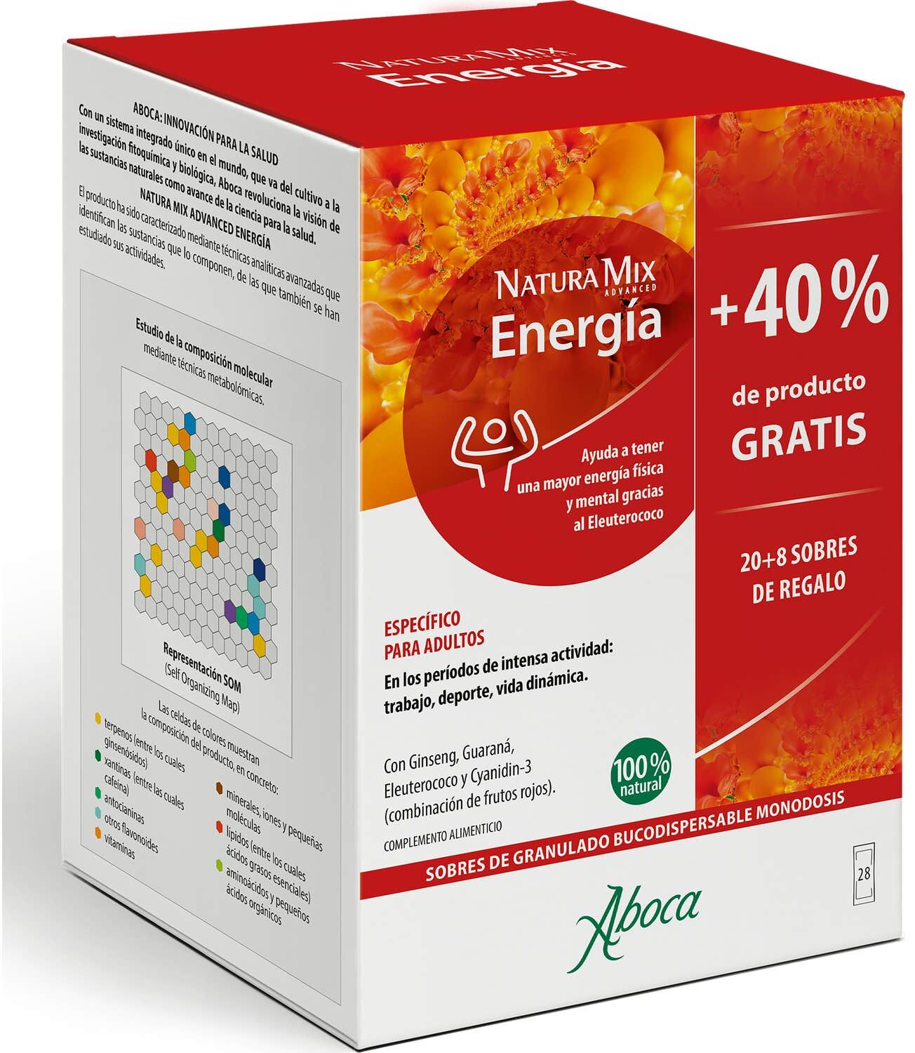 Aboca Natura Mix Advanced Energía 28 sobres