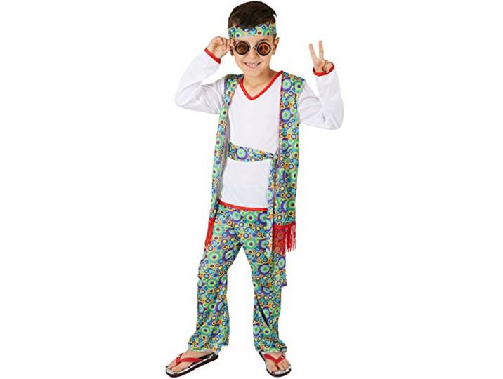 Dressforfun Jongenskostuum Hippieboy - 104 (3-4y)