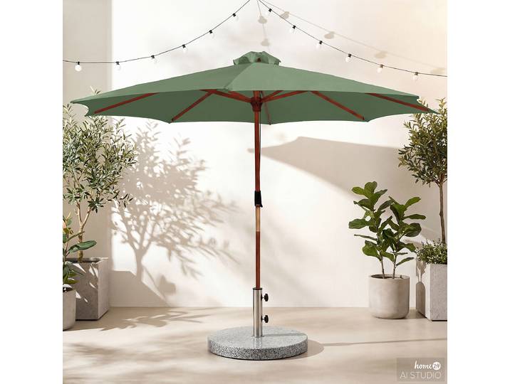 Sonnenschirm Sombrilla 250 x 250 x 250cm Salbei