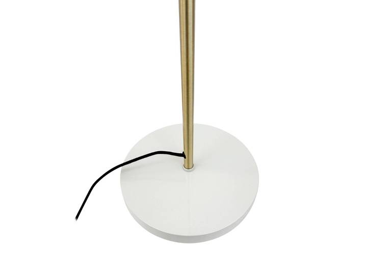 Dyberg Larsen Designer Stehlampe Sleep, weiß / opal, für Wohn- / Esszimmer, Metall, Design