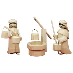 ULMIK Erzgebirge Wasserträger natur Höhe 22 cm