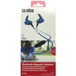 SBS Bluetooth Magnetic Headset Bl. 31278
