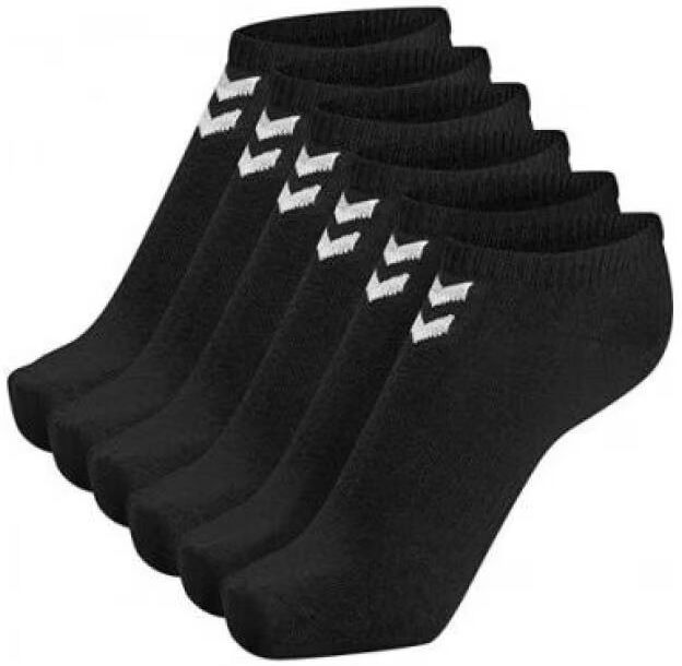 Hummel Calcetines Tobilleros Pack 3 Basic Negros 223670-2001 Negro Xl Hombre
