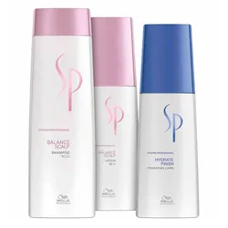 500ml Wella SP Pflege & Beruhigung Bundle (Shampoo 250ml + Lotion 125ml + Finish 125ml)