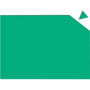 Franken Magnetpapier MP841 02, 200 x 295 mm, grün, zum Ausschneiden von Symbolen, 1 Platte