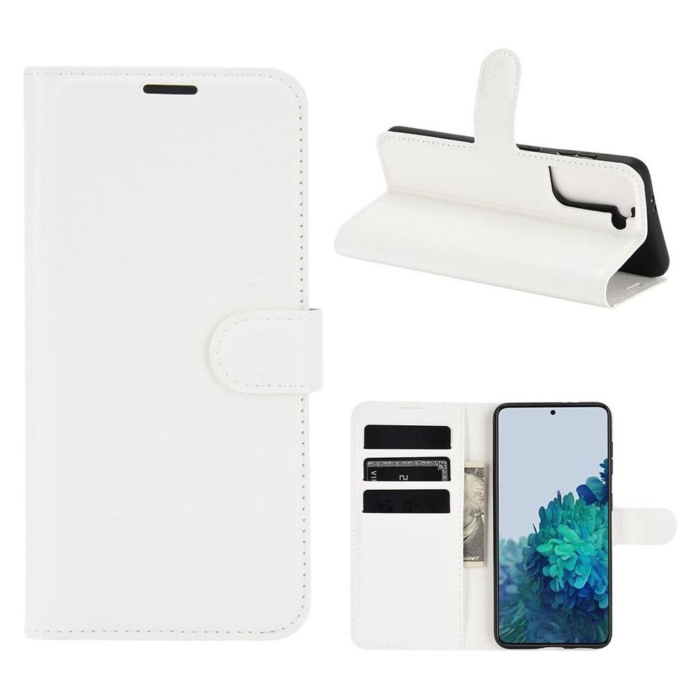 Cover-Discount Galaxy S21 - Leder Etui Hülle weiss (Samsung Galaxy S21) (101231748B)