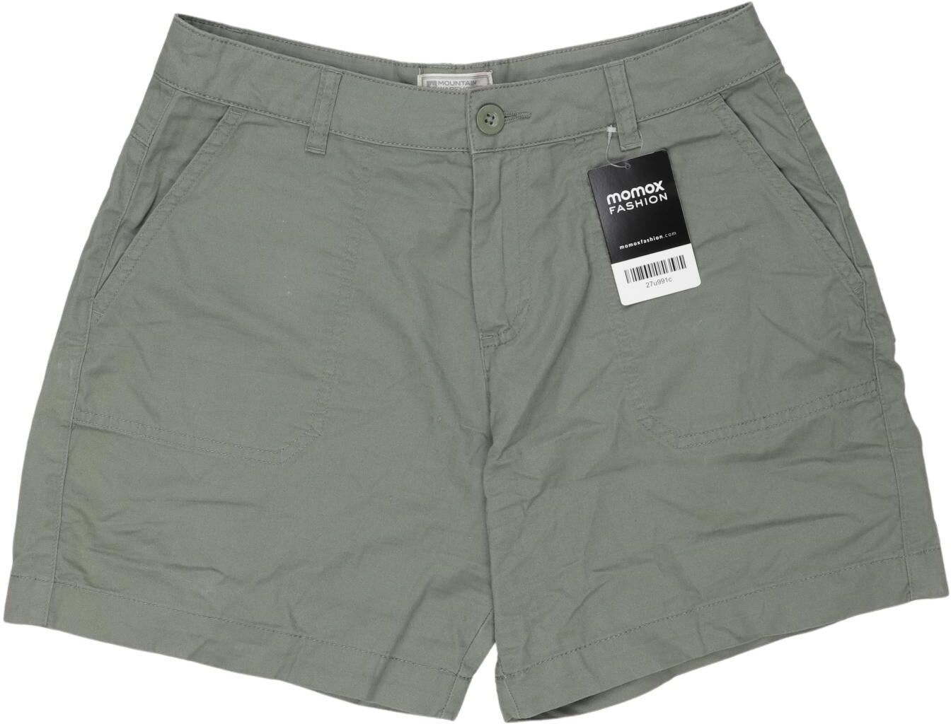 Mountain Warehouse Damen Shorts, Grün, Gr. EU 38, Baumwolle - Second Hand