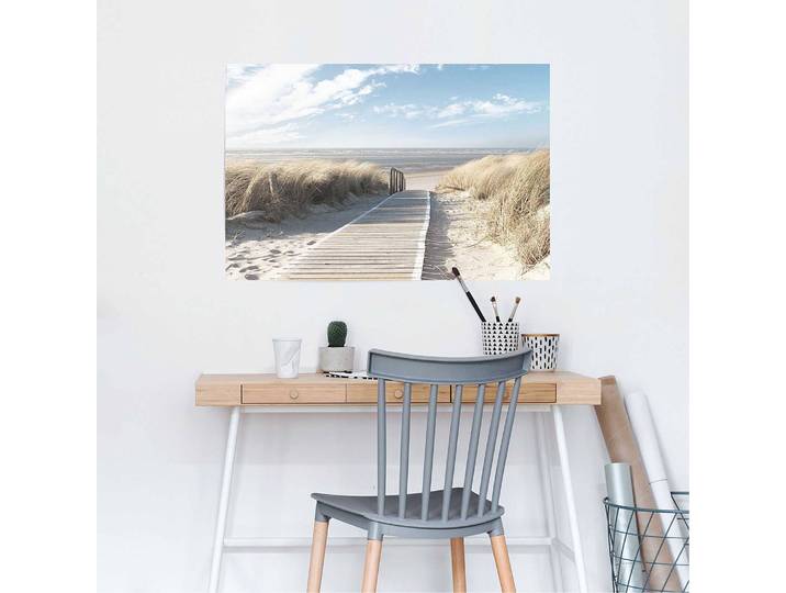 Poster Weg durch die Dünen Papier Beige 61 x 92 x 0cm