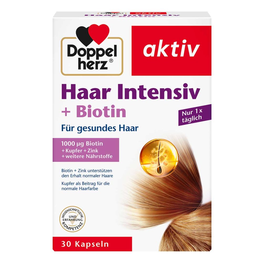 Queisser Pharma GmbH & Co. KG Doppelherz Haar Intensiv+biotin Kapseln 16148839