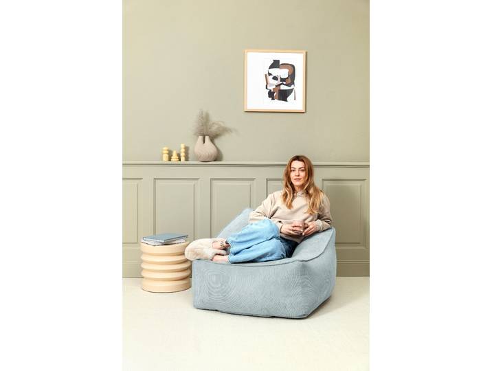 Sitzsack Mambo INGA Grün/Mint Cord 75 x 60 x 95cm