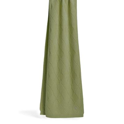 Schal BURLINGTON "Argyle Accent", Damen, Gr. onesize, grün leaf (7271), Modetücher Schal