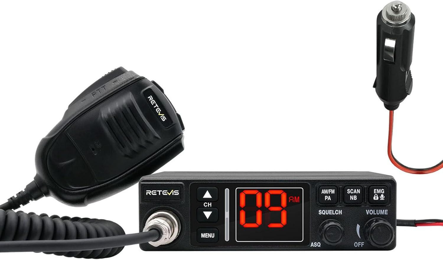 Retevis MB63A Dual-Mode AM/FM CB-radio met automatische ruisonderdrukking