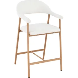 Barhocker Silke Eichefarben/Beige