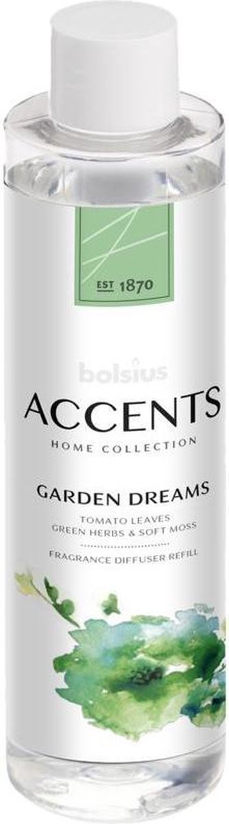 Bolsius Accents diffuser refill Garden Dreams 200 ml