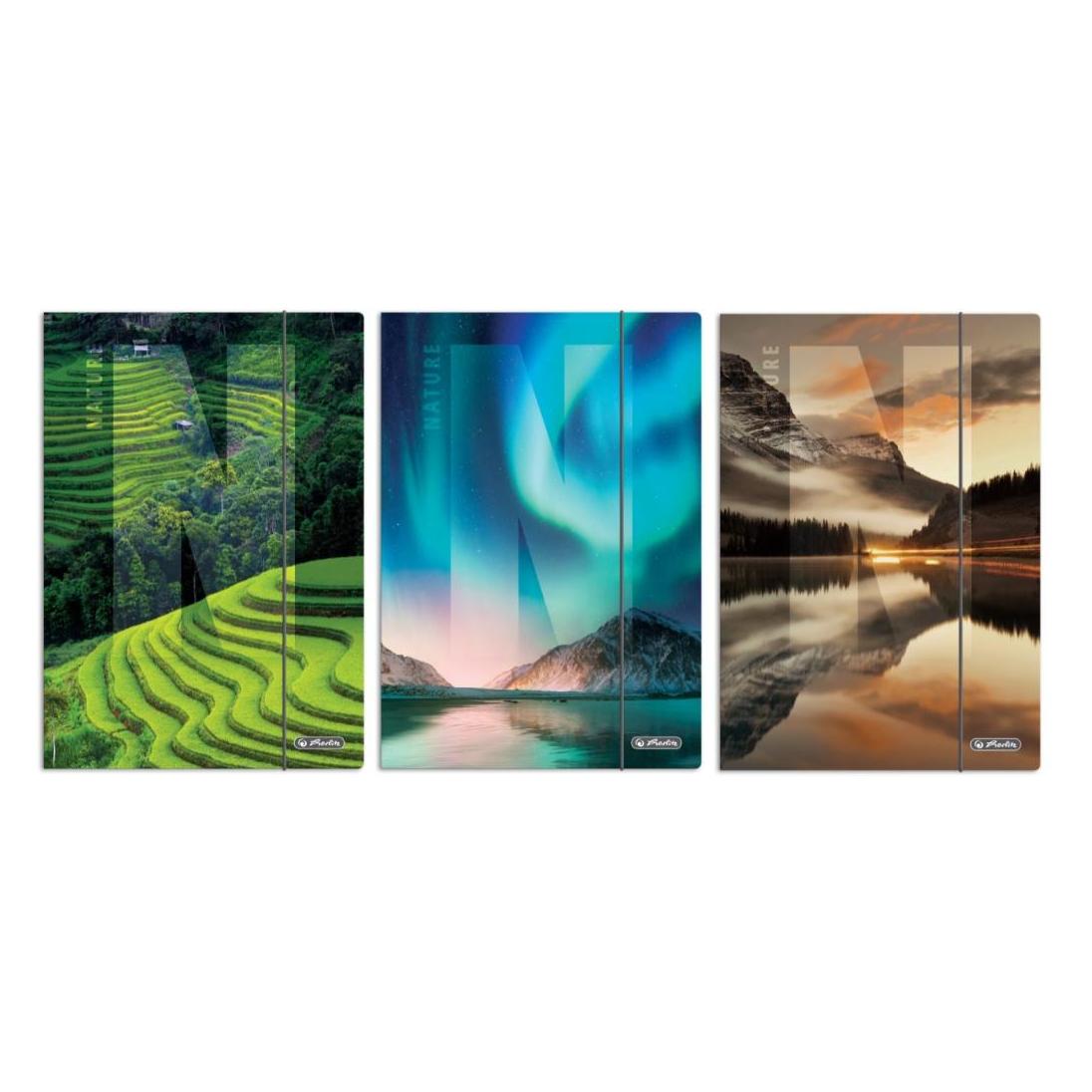 Herlitz A4-Zeichenordner mit Radiergummi Nature Mix (A4) (40946011)