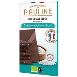 Dark Chocolate 70% Cacao - Fleur de sel 80g