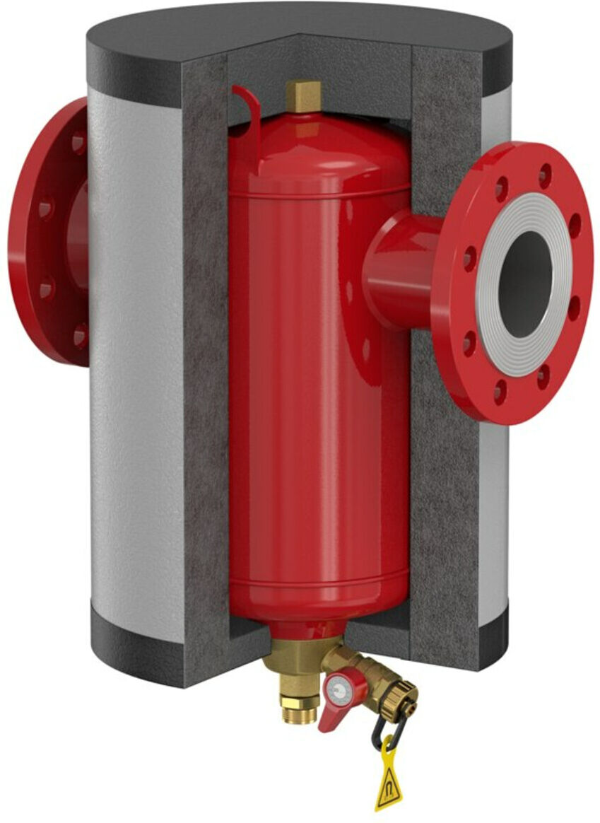 Flamco Isolierung Clean IsoPlus 65, 460x280mm, weißaluminium (RAL 9006) (28871)
