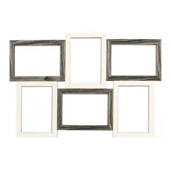 Bilderrahmen 29 5x46 5 cm   ¦ weiß ¦ Glas ¦ Maße (cm): B: 47 H: 32
