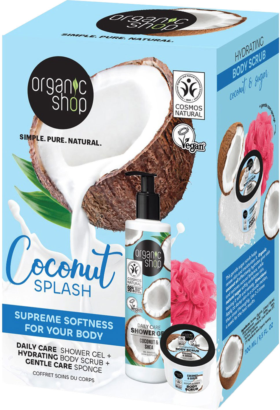 ORGANIC SHOP Coconut Splash Body Care Gift Set
