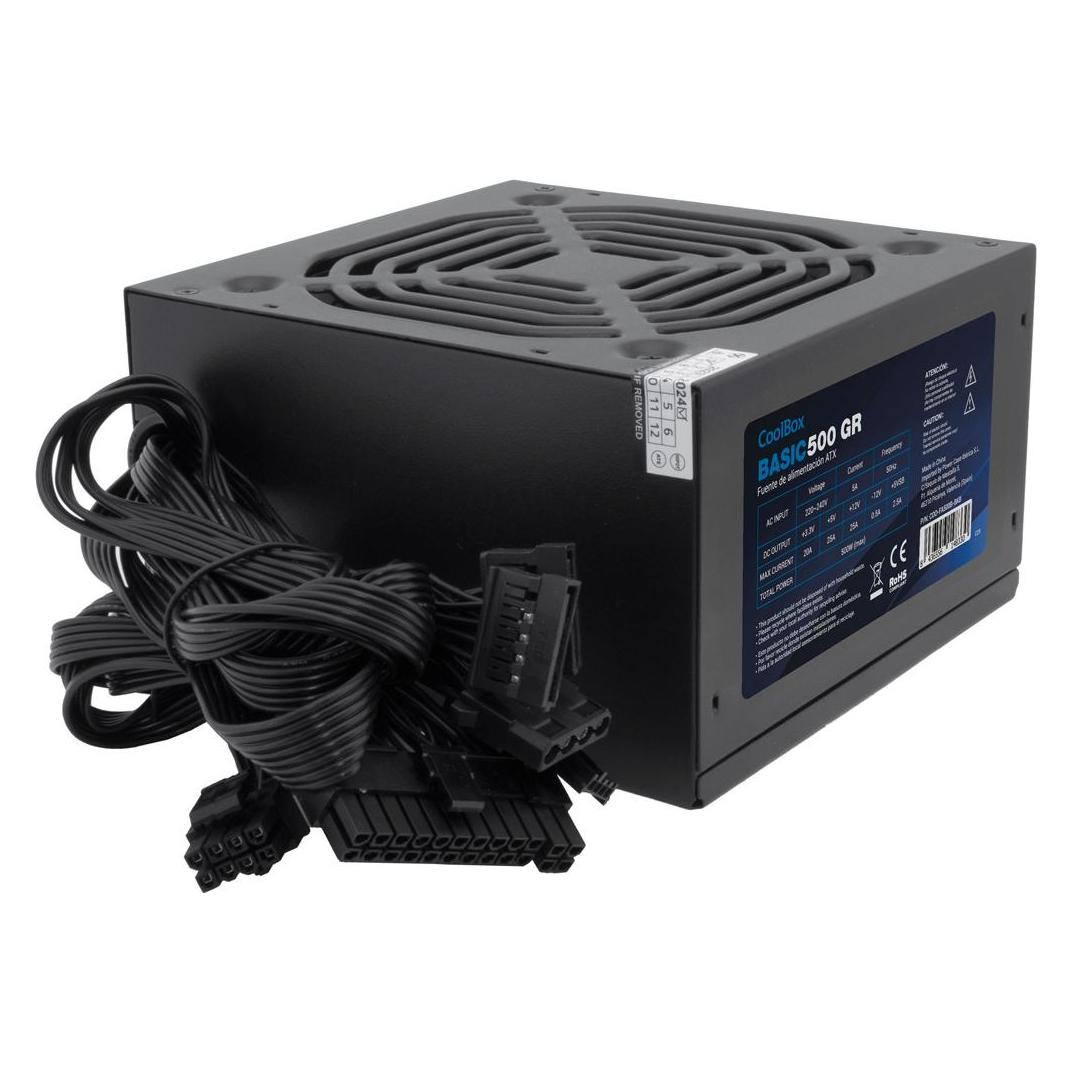 CoolBox Basic 500GR ATX (500 W) (COO-FA500B-BKB-1)