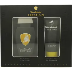 Tonino Lamborghini, Beauty Geschenkset, Lamborghini Prestigio Geschenkset 75 ml Eau de Toilette + 100 ml Aftershave-Balsam (Parfum Set)