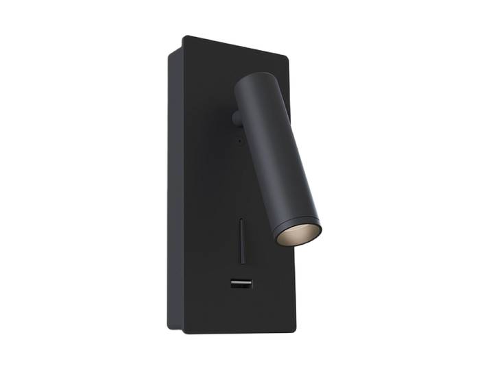 Rectangular LED Design Wandlampe Mirax Schwarz Maytoni