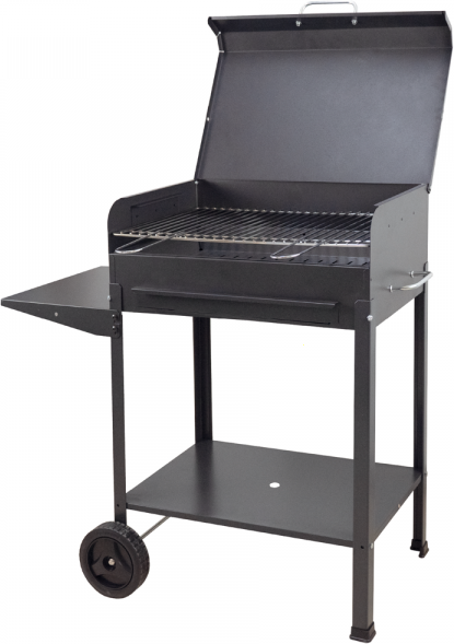 Mille Vanessa Small - Barbecue à charbon en fer artisanal - 47,5x37 cm
