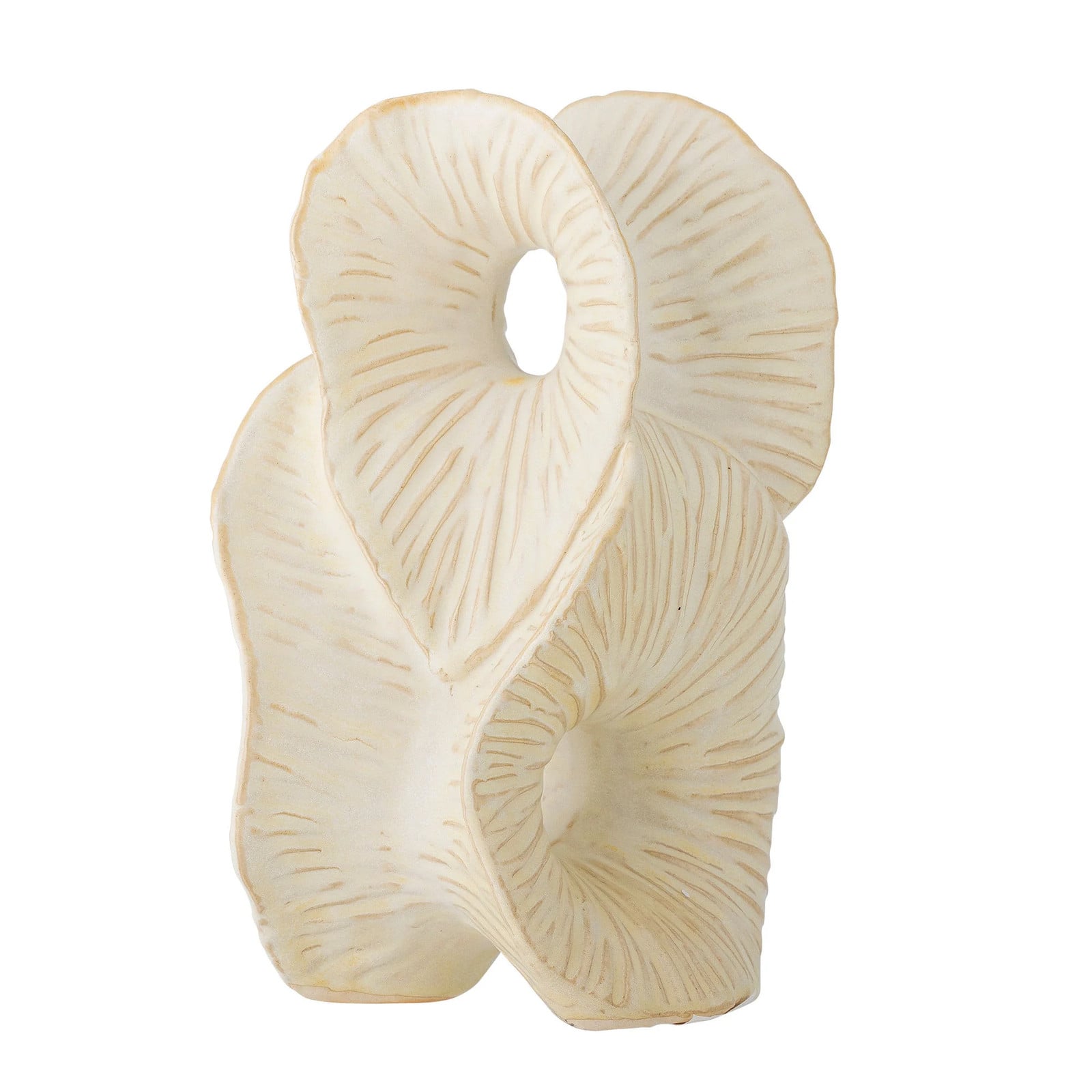 Bloomingville Fabien abstract decoratie object, beige, Hoogte: 26 cm