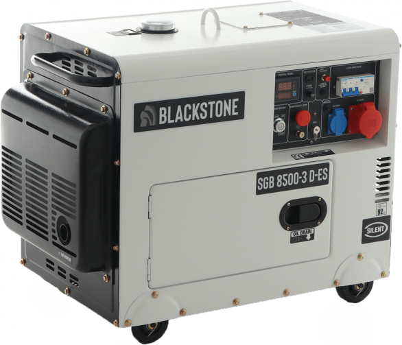 Blackstone SGB 8500-3 D-ES - Groupe électrogène diesel Triphasé - Puissance Nominale 6.3 kW