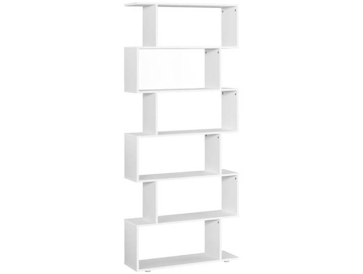 Bibliothèque - Étagère à livres - 80x24x191 cm - Poids 22 7 kg - Blanc - Pour bureau - Bois - Organisation de la maison - EUJIGSHOP