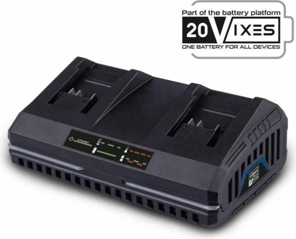 Scheppach 20V Dual Charger 4.5A voor de IXES-serie