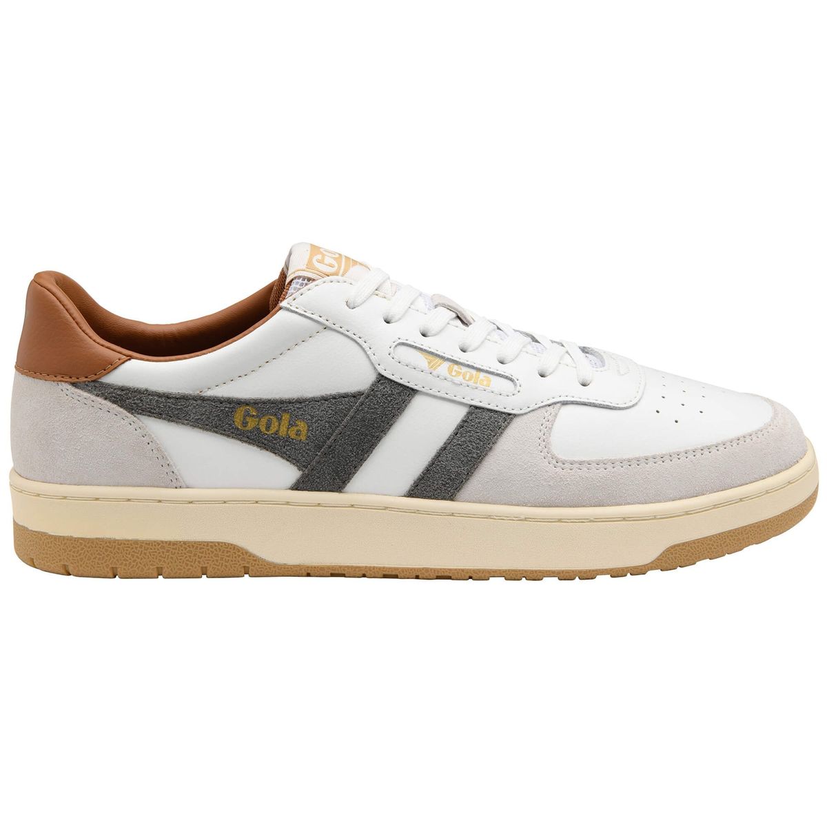 Gola Hawk Sneaker Men white/conifer/umber (NW) 40 CMB336-NW-40-whiteconiferumber