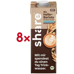 Share Bio Haferdrink »Barista« 8 Stück