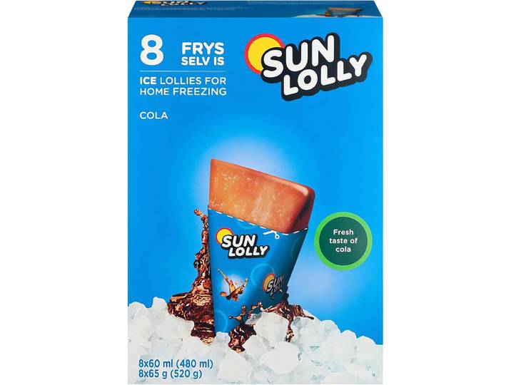 Sun Lolly Ijslolly's Cola 8 x 60 ml