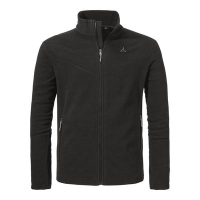 Fleecejacke SCHÖFFEL "Fleece Jk Style Qutang MNS", Herren, Gr. 52, schwarz, Fleece, Obermaterial: 100% Polyester, normal, Jacken Fleecejacke