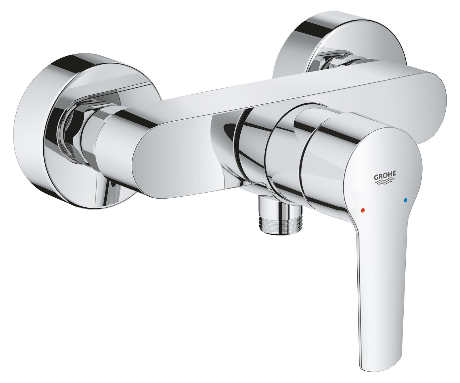 Grohe 24208002 waterbesparende kraan met keramisch binnenwerk in chroom voor wandmontage
