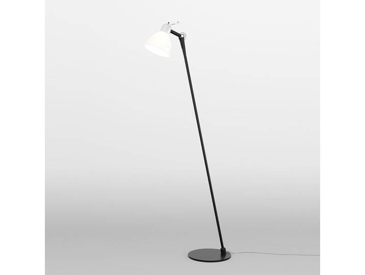 Luxy Glam F0 Stehleuchte Black/Glossy White - Rotaliana Luxy F0 Glam - Wohnzimmer - Design - Metall - Einflammig