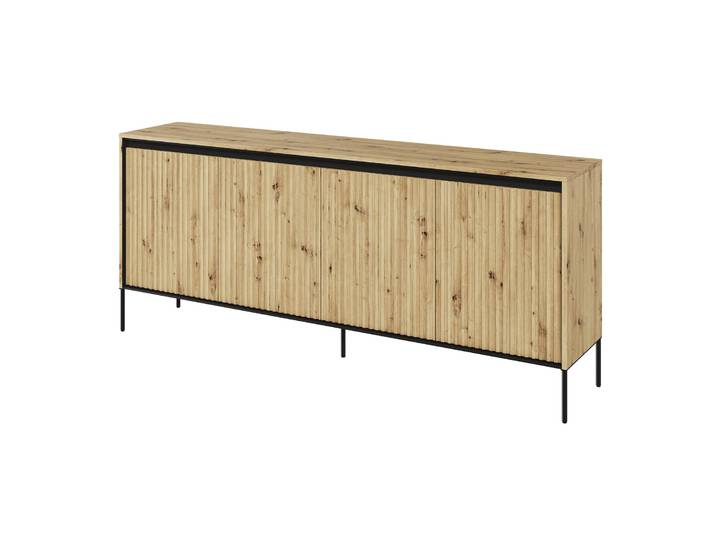 Niedriger vierflügeliger Trend-Kommode 193 cm mit LED