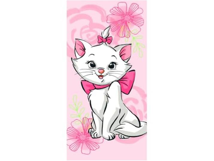 Serviette Aristochats Marie Rose - 140 cm x 70 cm