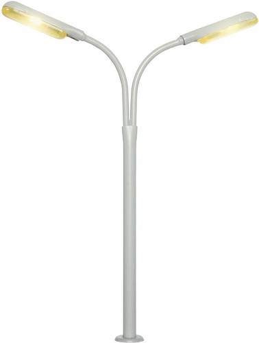 Viessmann Modelltechnik H0 Peitschenleuchte doppelt Fertigmodell 6096 1St.