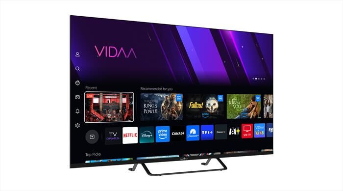 SMART TECH Smart Tv Qled 4k 43" 43qv02v-nero