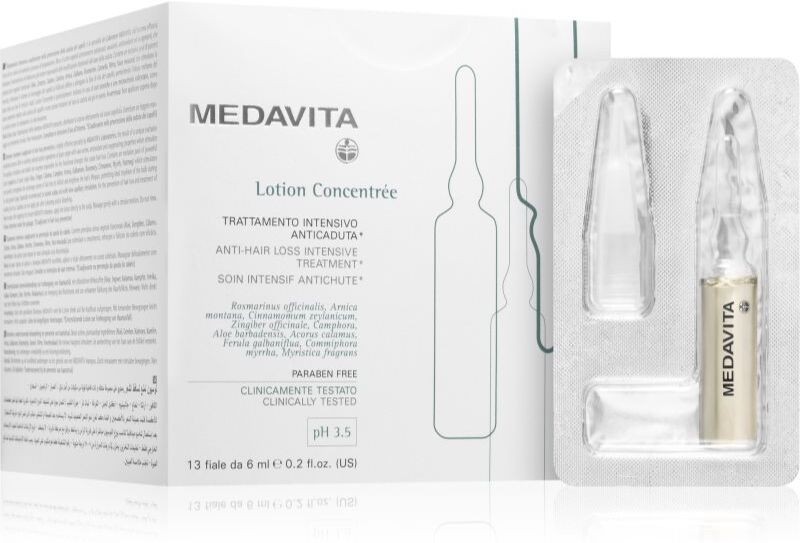 Medavita Lotion Concentrée Care Treatment against hair loss 13x6 ml