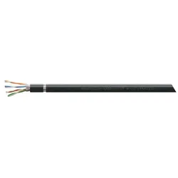 EKU Datenkabel Cat7 schwarz ekuOutLan1000 4x2xAWG23 S-FTP