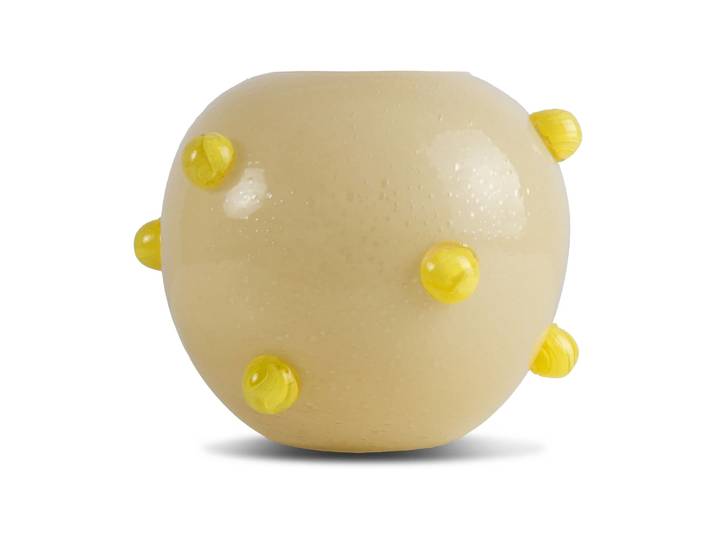 Byon Vase Arlo 30 cm Beige-jaune