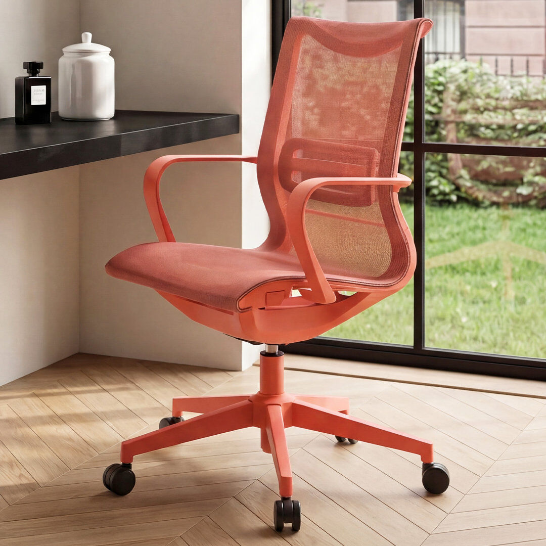 Inbox Zero Task Chair and Conference Chair Red 92.7cm H X 61cm W X 61cm D