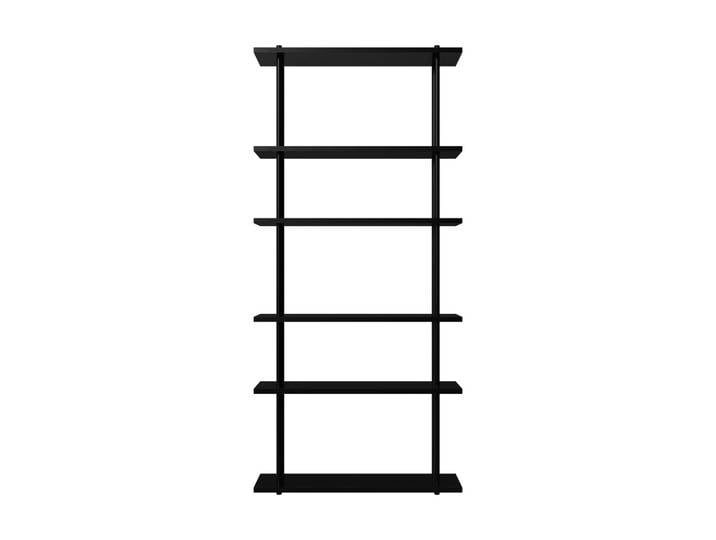 Fogia Bond Wandregal W106 Schwarz lackierte Birke