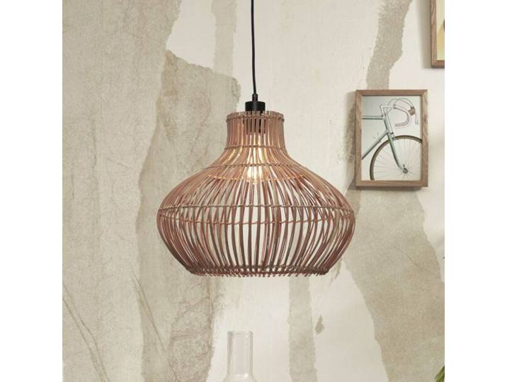 Hanglamp Kalahari, dimbaar, hout licht, Woon-/ Eetkamer, Hout, Design, Hanglamp